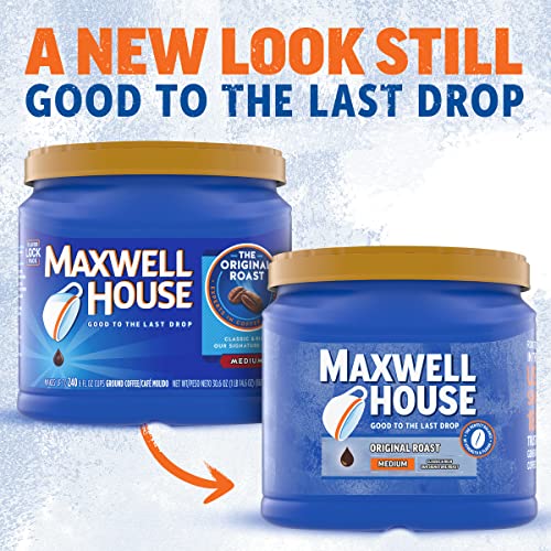 Maxwell House Medium Roast Ground Coffee Canister 30.6oz