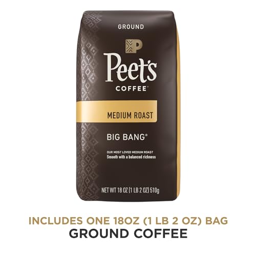 Peet's Big Bang Medium Roast Ground Coffee 18oz