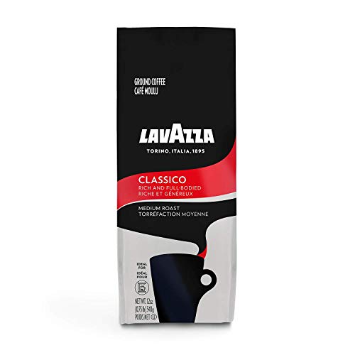 Lavazza Classico Ground Coffee Blend, Medium Roast, 12oz