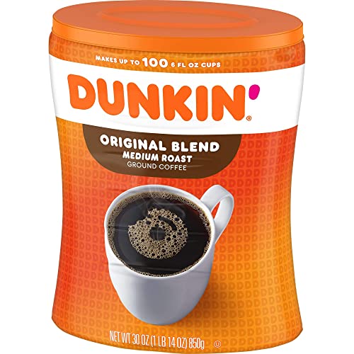 Dunkin' Original Blend Medium Roast Ground Coffee, 30oz