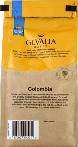 Gevalia Colombian Medium Roast Coffee 12 oz Bag