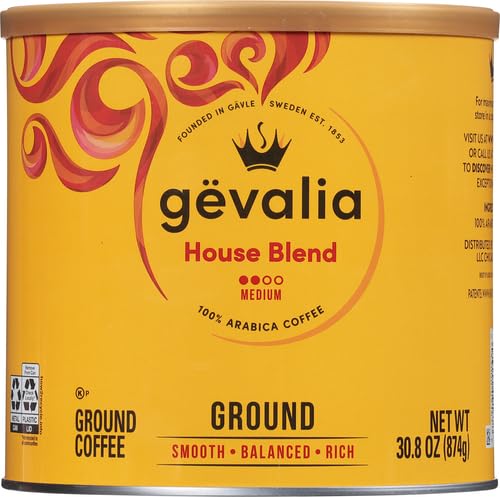 Gevalia House Blend Ground Coffee - Large Canister