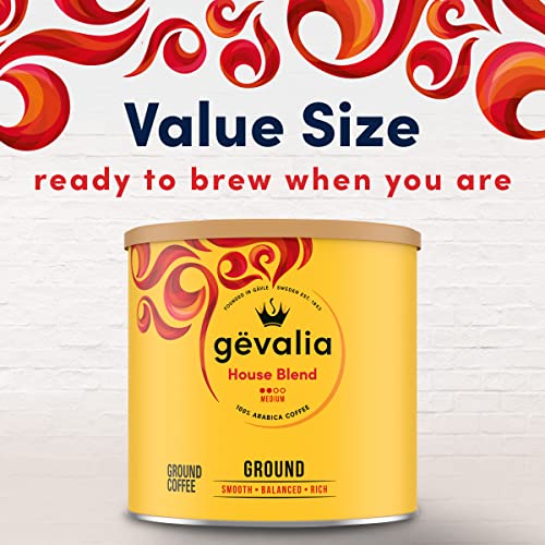 Gevalia House Blend Ground Coffee - Large Canister