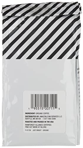 Amazon Fresh Bright Ground Coffee Light Roast 12oz