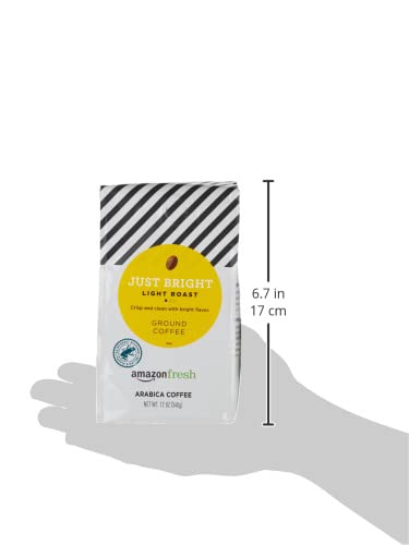 Amazon Fresh Bright Ground Coffee Light Roast 12oz