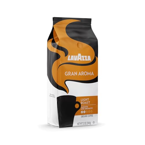 Lavazza Gran Aroma Ground Coffee Blend, Light Roast