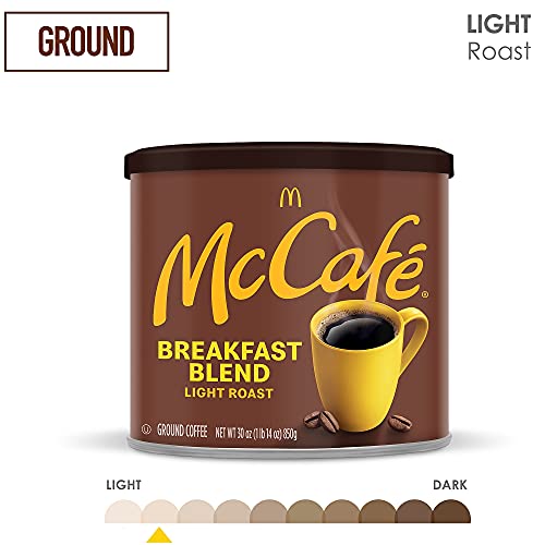 McCafe Breakfast Blend Light Roast Ground Coffee, 30 oz