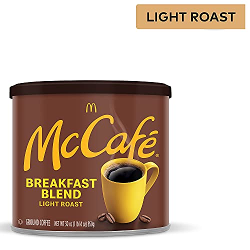 McCafe Breakfast Blend Light Roast Ground Coffee, 30 oz