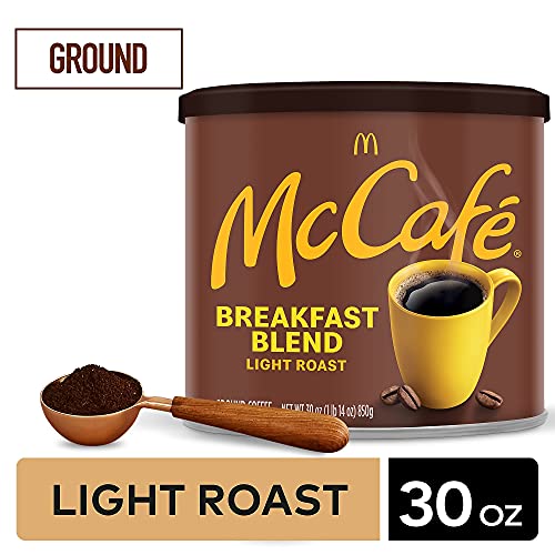 McCafe Breakfast Blend Light Roast Ground Coffee, 30 oz