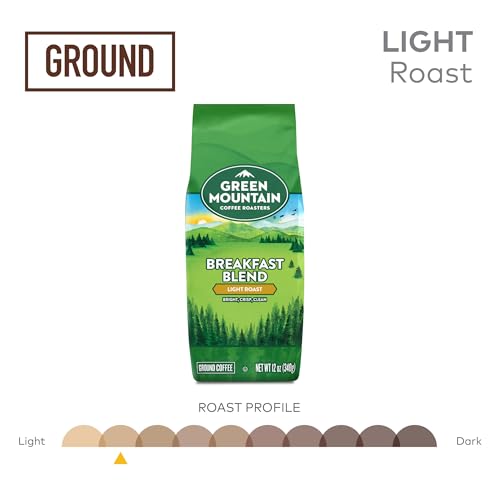 Ground Breakfast Blend Coffee by Green Mountain, 18 oz