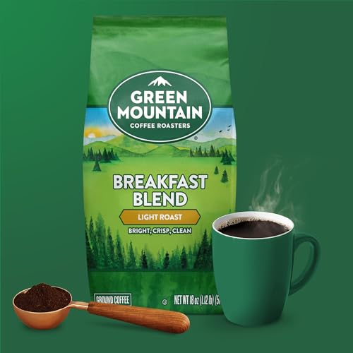 Ground Breakfast Blend Coffee by Green Mountain, 18 oz