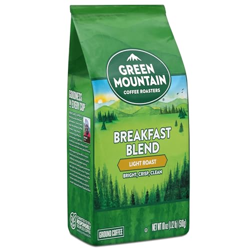 Ground Breakfast Blend Coffee by Green Mountain, 18 oz