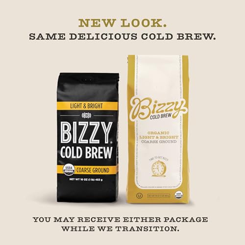 Bizzy Organic Cold Brew Coffee | Light Roast Blend