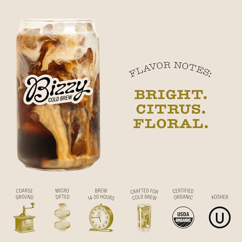 Bizzy Organic Cold Brew Coffee | Light Roast Blend
