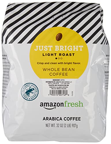 Amazon Fresh Light Roast Whole Bean Coffee 32 Oz