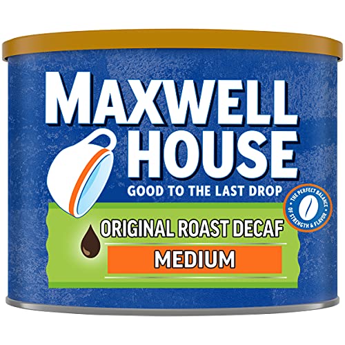 Maxwell House Decaf Medium Roast Ground Coffee Canister