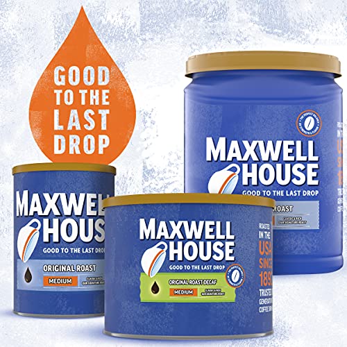 Maxwell House Decaf Medium Roast Ground Coffee Canister