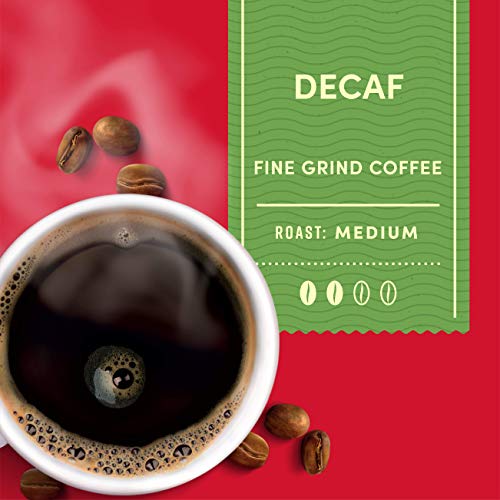 Tim Hortons Decaf Medium Roast Ground Coffee, 100% Arabica