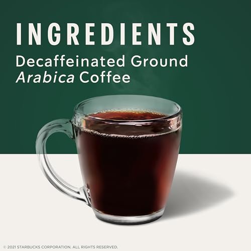Starbucks Decaf Ground Coffee Variety Pack, Medium & Dark