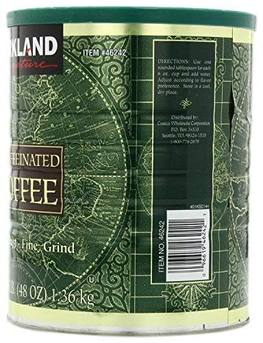Kirkland Signature Decaf Colombian Dark Roast Coffee - 6lbs