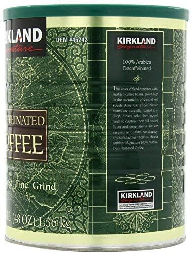 Kirkland Signature Decaf Colombian Dark Roast Coffee - 6lbs