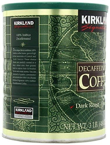 Kirkland Signature Decaf Colombian Dark Roast Coffee - 6lbs