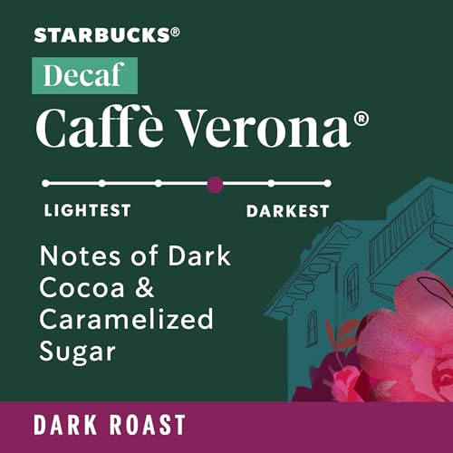 Starbucks Decaf Caffé Verona Dark Roast Ground Coffee