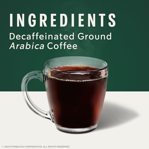 Starbucks Decaf Caffé Verona Dark Roast Ground Coffee