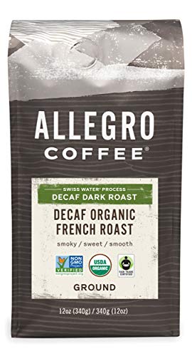 Organic French Roast Decaf Ground Coffee, 12 oz