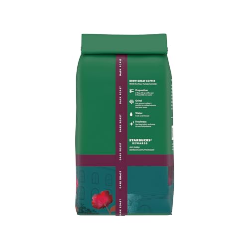 Starbucks Decaf Caffé Verona Dark Roast Ground Coffee