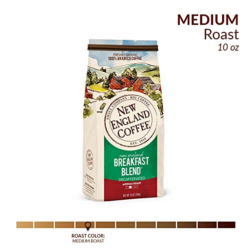 Decaffeinated Breakfast Blend Ground Coffee, 10oz Bag