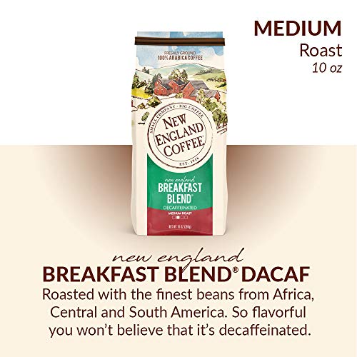 Decaffeinated Breakfast Blend Ground Coffee, 10oz Bag