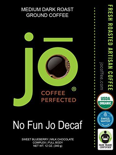 Organic Decaf Ground Coffee: Swiss Water Process & Fair Trade