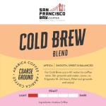 San Francisco Bay Ground Coffee, Cold Brew, Light Roast