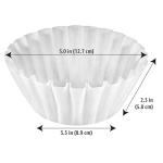 200 White Coffee Filters for 8-12 Cup Coffee Makers