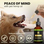 Billion Pets - Hemp Oil for Dogs and Cats - Omega Fatty Acids - Hip and Joint Support and Skin Health