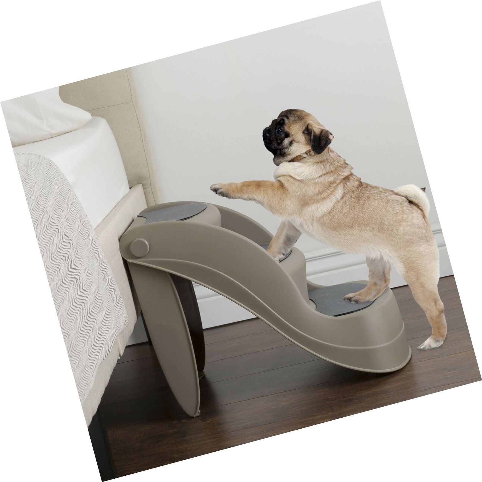 Petmaker Nonslip Foldable Dog Pet Stairs, 3 Steps, 14.5"