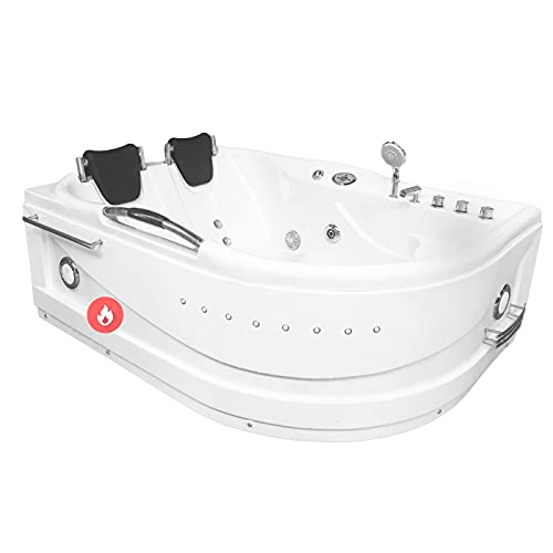 Whirlpool massage hydrotherapy bathtub hot tub 2 person CAYMAN with Heater