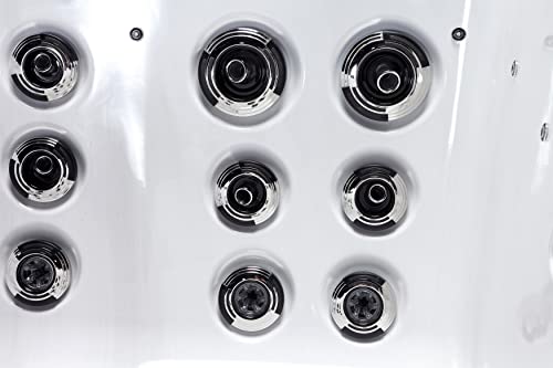 Comfort Hot Tubs - 6 Person Luxury Outdoor Portable Spa - 44 Jets - Above Ground Hot Tub