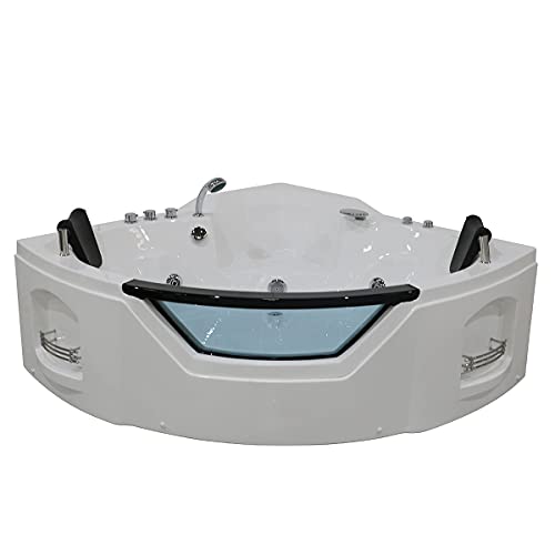 61x61 Freestanding Whirlpool Tub with Therapy Massage (DK-Q312N)