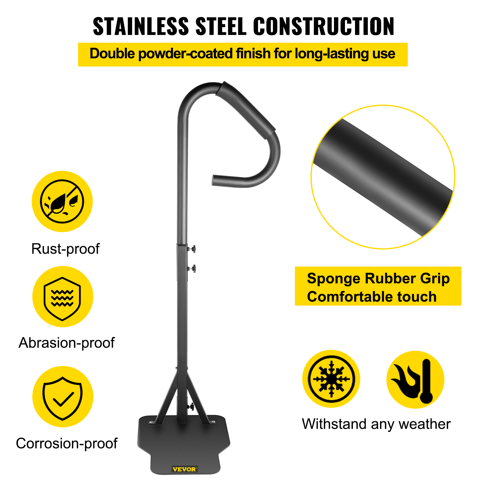 Stainless Steel Spa Handrail with Sensor Light