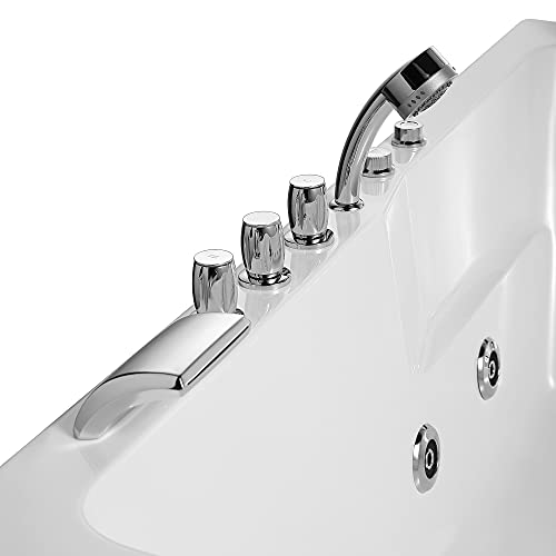 Empava 71JT667B Chromatherapy Whirlpool Hot Tub