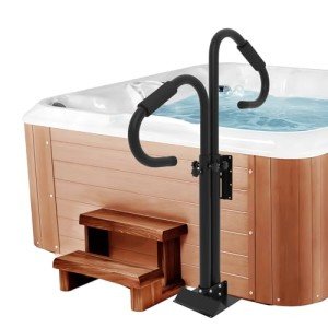 Adjustable Two-Way Hot Tub Handrails with Swivel