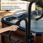 Adjustable Two-Way Hot Tub Handrails with Swivel