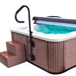 Adjustable Hot Tub Handrail with Grip Handle