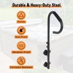 Adjustable Hot Tub Handrail with Grip Handle