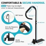 Adjustable Hot Tub Handrail with 360 Rotating Handle