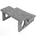 Gray Lightweight 2-Step Hot Tub Deck Steps