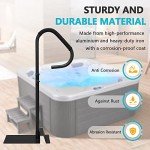 Adjustable Hot Tub Handrail with 360 Rotating Handle
