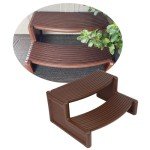 HECASA Slip-Resistant Spa Step Stool for Hot Tubs